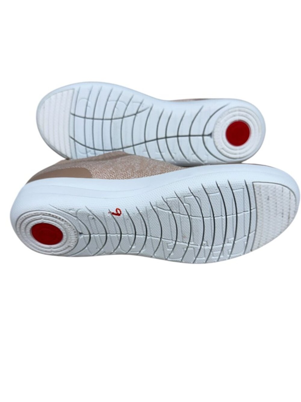 Fitflop Womens Uberknit Slip On Sneaker Comfor Shoes Neon Blush Urban White SZ 7 - Picture 9 of 10